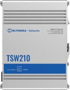 Industriële Ethernet-switch Teltonika TSW210 2x SFP 8x GbE DIN-rail