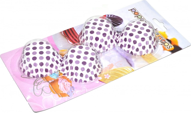 Gekleurde bakvormpjes voor muffins 4 cm, hoogte 2 cm – 100 stuks