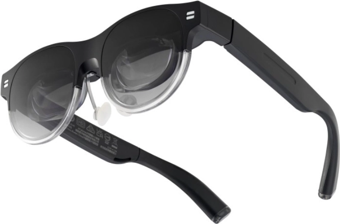AirVision M1 augmented‑realitybril met OLED, USB‑C en geïntegreerde speakers – zwart