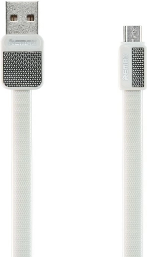 Remax Platinum datakabel microUSB 1 m wit