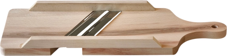 Snel en gelijkmatig snijden met 2 roestvrijstalen messen