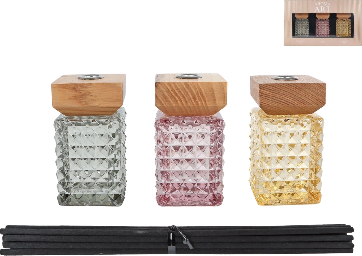 Set aroma-diffusers Aroma Art, 50 ml - 3 stuks