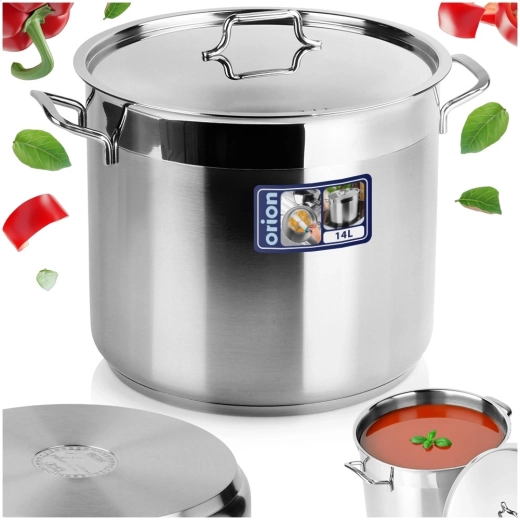 Groot volume 14 l met praktisch deksel