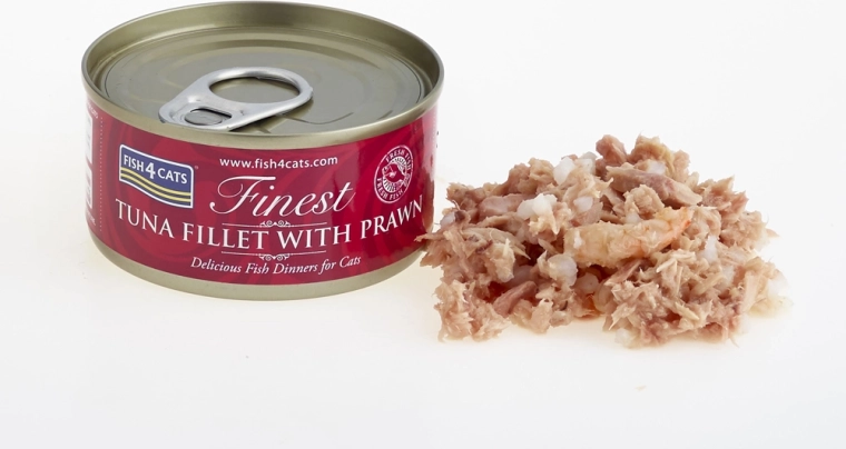 Hoog aandeel tonijn en garnalen