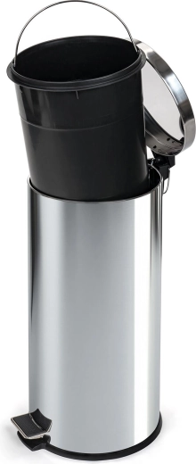 Uitneembare kunststof binnenemmer voor eenvoudig legen