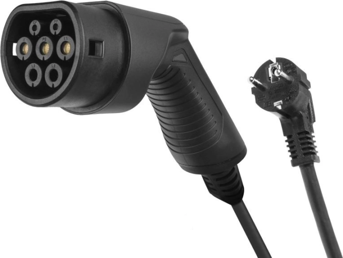 Laden via een normaal Schuko 230 V stopcontact