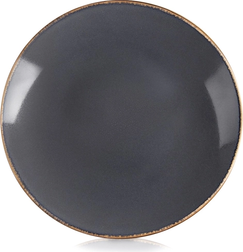 Orion Glaze ondiep keramisch dinerbord grijs 27 cm