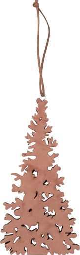 Houten hangdecoratie kerstboom 20 × 10,5 cm