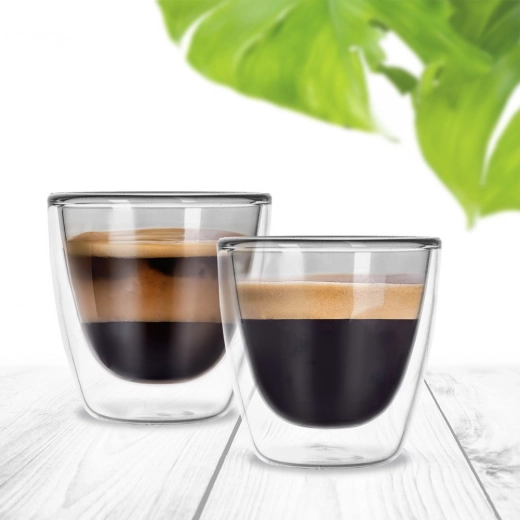 Stijlvolle presentatie van espresso