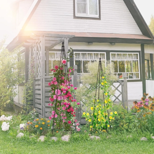 Decoratief verticaal accent in de tuin