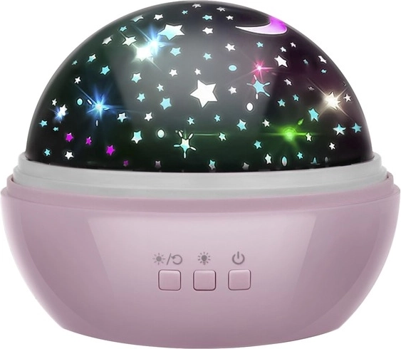 Nachtprojector voor sterrenhemel en onderwaterwereld – Roze