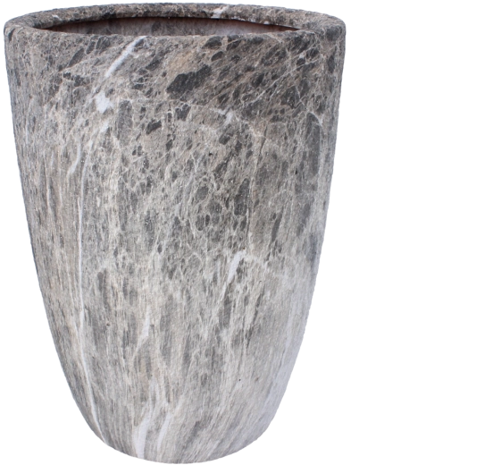 Keramische bloempotomhulsel met marmereffect, vierkant 42,5 cm