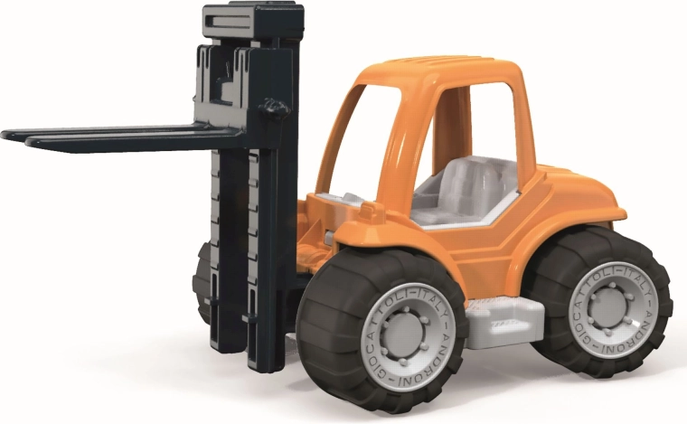 Stabiele rit dankzij grote rubberen wielen