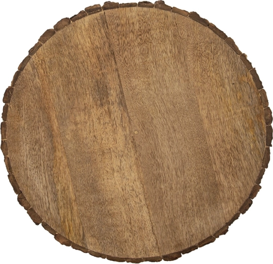 Houten snij- en serveerplank van mangohout 39 cm