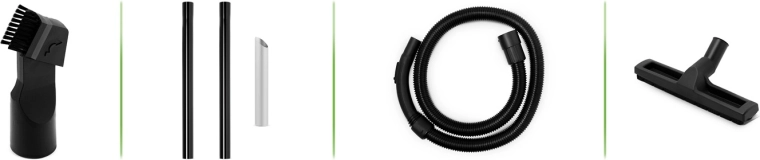 Praktische accessoires en eenvoudige bediening