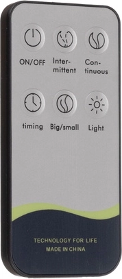 Comfortabele bediening op afstand en timer