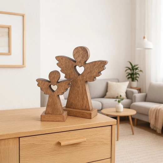 Stabiele staande decoratie voor commode of plank