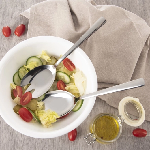 Comfortabel serveren van schaal naar bord