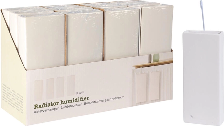 Radiatorverdampers van dolomiet, superwit 20,3 × 8 × 3,5 cm