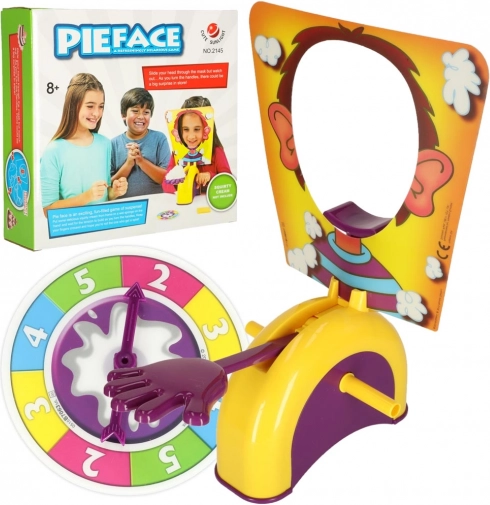 Partyspel Pie Face - slagroom in het gezicht
