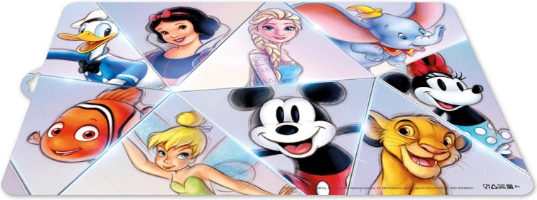 Plastic kinderplacemat Disney 100 blauw 43 × 28 cm