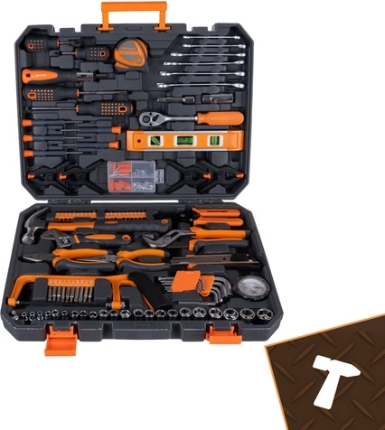 168 onderdelen in een overzichtelijke koffer