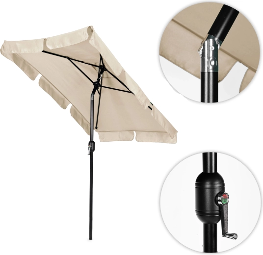 Duurzaam doek 160 g/m² en ventilatieopening