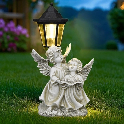 Solarlampion met warm licht