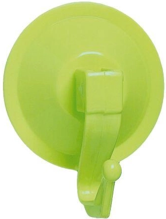 Haak met zuignap 6,5 cm – kunststof, mix kleuren