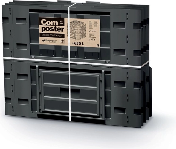 Enorme capaciteit van 650 l voor het hele seizoen