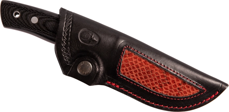 Ergonomische Micarta met rode liner