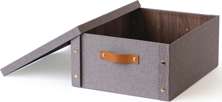 Opbergdoos met deksel 33 × 40 × 17 cm – papier en karton