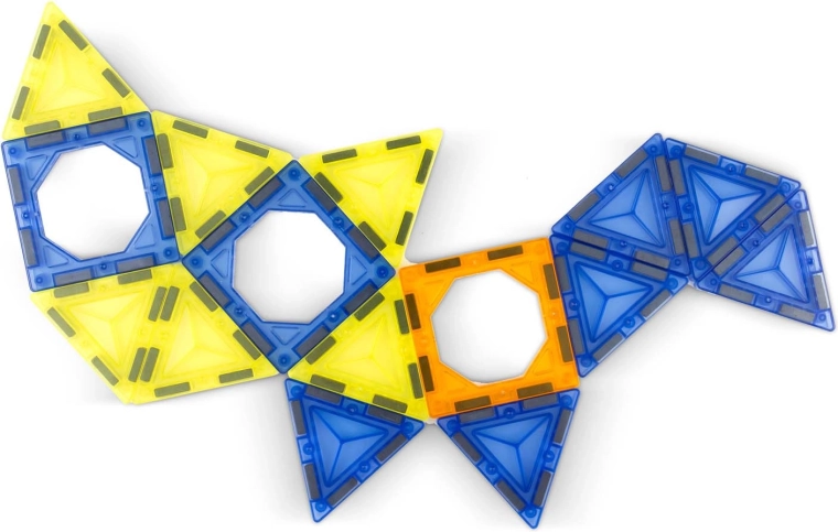 Transparante magnetische delen en eenvoudig koppelen