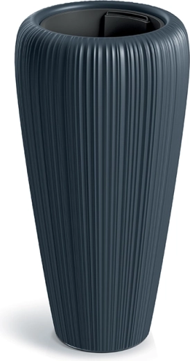 Bloempot Orobo 39,5 cm antraciet
