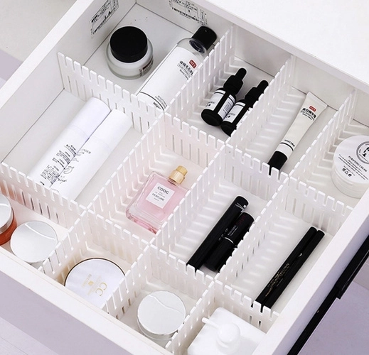 Orde in de lade voor kleding en cosmetica