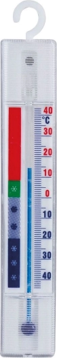 Analoge koelkastthermometer met haakje, wit