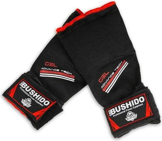 Gelové bokshandschoenen DBX Bushido rood – L/XL
