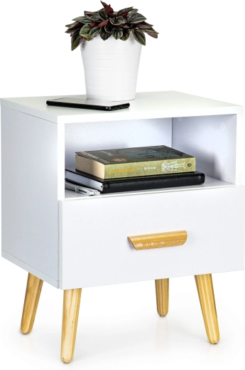 Praktische lade en open plank