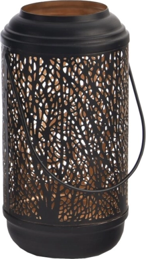 Metalen kandelaar TREE zwart/goud