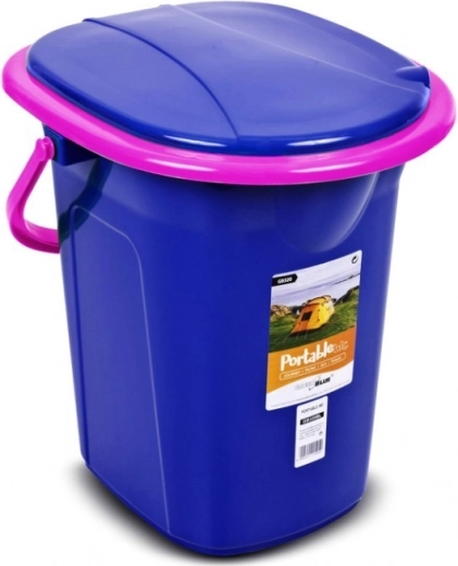 Draagbaar toilet granaat-roze