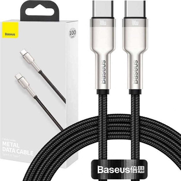 USB-C kabel Baseus 100W, 1m, zwart