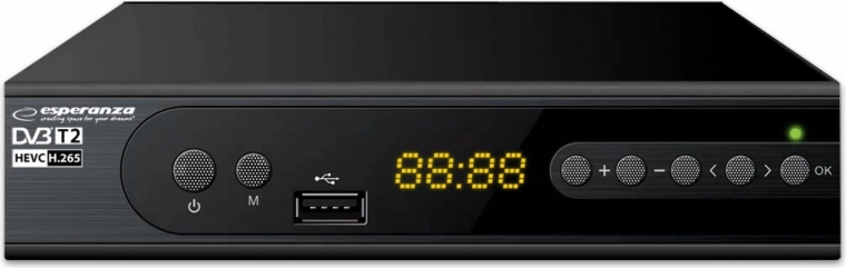 DVB‑T2 set‑topbox met H.265/HEVC en opname