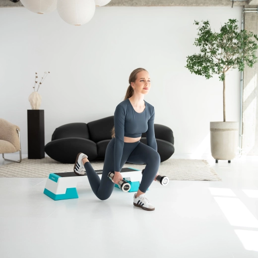 Compact ontwerp voor cardio, HIIT en krachttraining