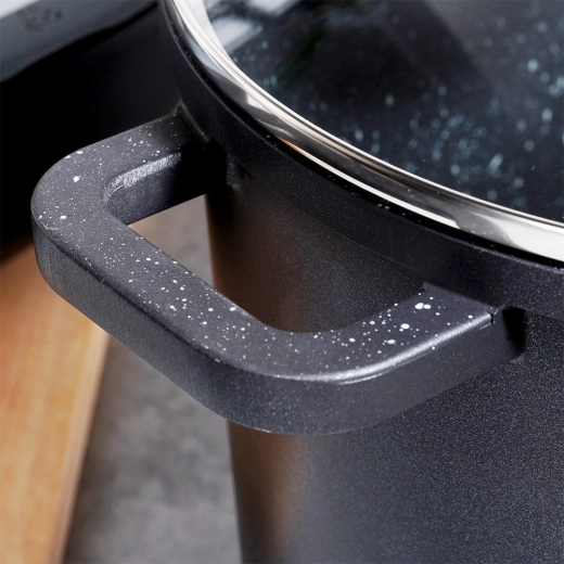 Glazen deksel met stoomventiel