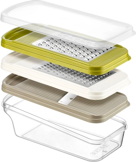 Orion keukenrasp met opvangbak 3-in-1