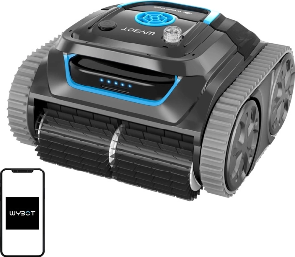 Draadloze robotstofzuiger voor het zwembad Wybot S1