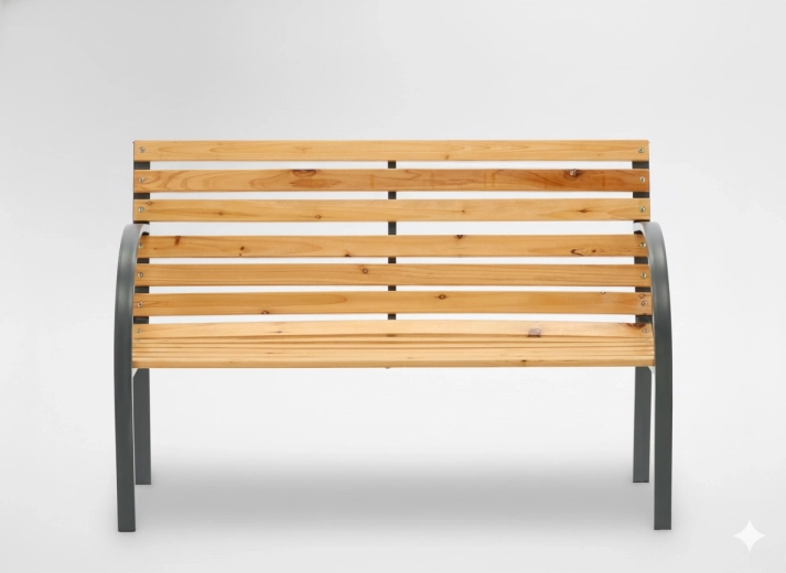 Houten tuinbank 120 × 60 × 82 cm GARDENLINE