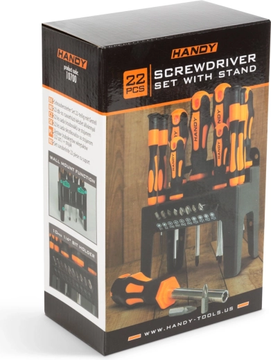 Overzichtelijke houder voor wand en tafel