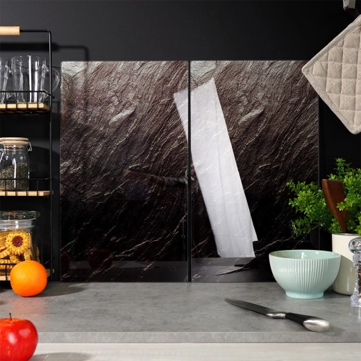 Gehard glas met steenachtige uitstraling