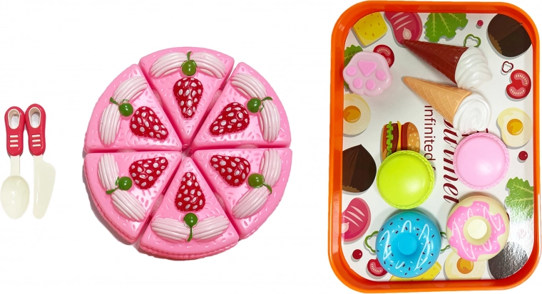 Snijbare taartsset 26 cm – kinderspeelkeukenset